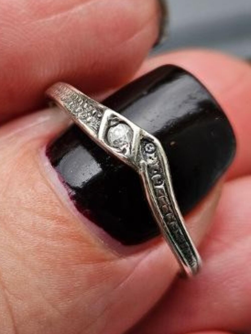 Silver Ring Slim Size 8